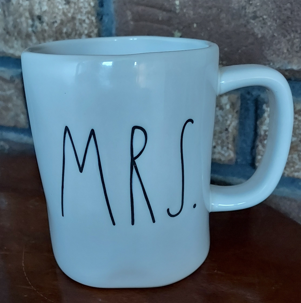 Rae Dunn Artisan Collection By Magenta MRS Mug Ivory 16 Oz